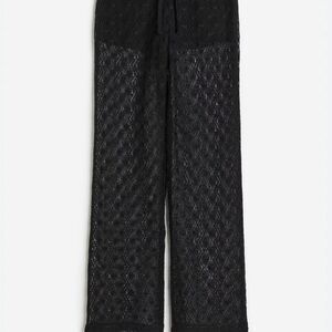 Elegant Black Lace Pants